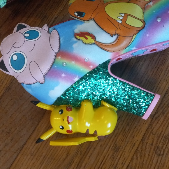 New Pokemon Party ADORABLE Irregular Choice Heels, size 41, US size 11.5 - Picture 4 of 14